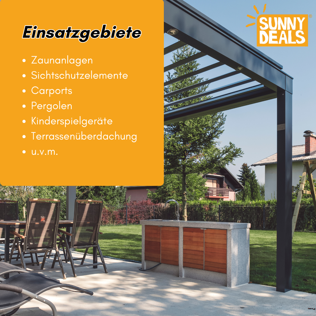 Aufschraubhülsen Einsatzgebiete, Anwendungsbeispiele für Bodenhülsen zum Aufschrauben