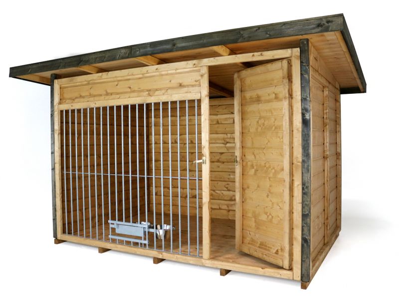 Winterberg-Luxus Holzzwinger mit Pultdach, imprägniert, 2 x 3 m