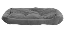 XXL Hundebett / Hundekissen grau, 120x80 cm mit Wendekissen