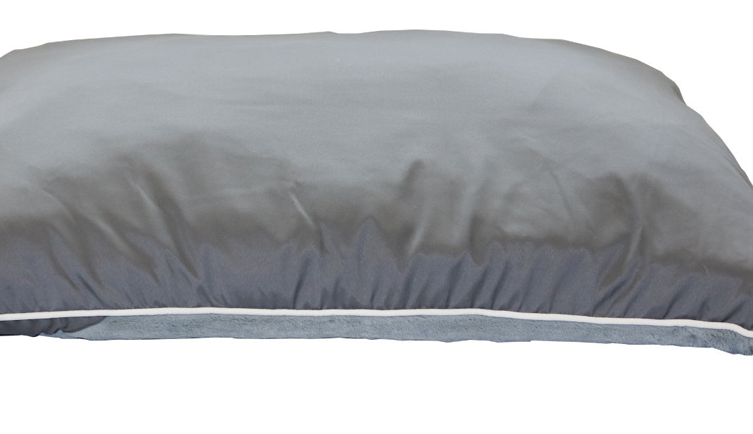 Hundebett / Hundekissen XXL grau, 112x81 cm, Wendekissen