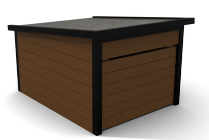 Rasenroboter-Garage, Rasenmäher Haus für selbstfahrende Rasenmähroboter, Holz
