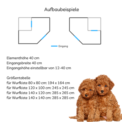 Welpenauslauf für Wurfkiste