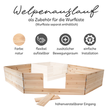 Welpenauslauf für Wurfkiste