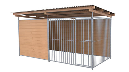 SAUERLAND Hundezwinger 2 x 4 m mit Dach