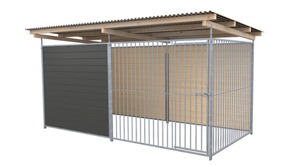 SAUERLAND Hundezwinger 2 x 4 m mit Dach