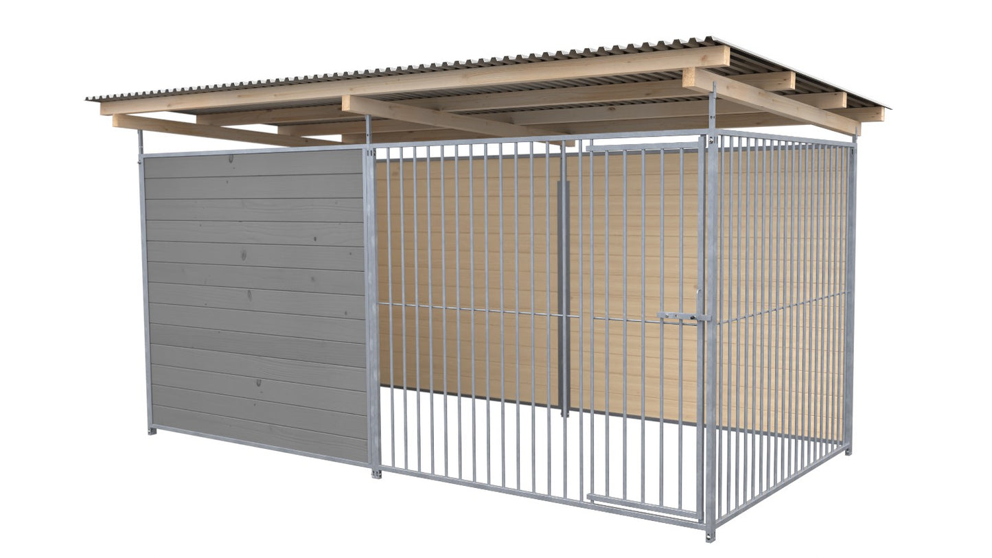 SAUERLAND Hundezwinger 2 x 3 m mit Dach