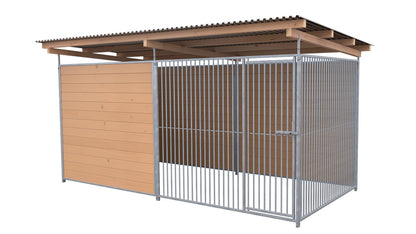 SAUERLAND Hundezwinger 2 x 3 m mit Dach