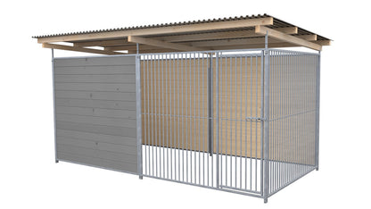 SAUERLAND Hundezwinger 2 x 4 m mit Dach