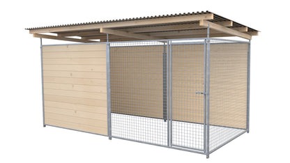 SAUERLAND Hundezwinger 2 x 3 m mit Dach