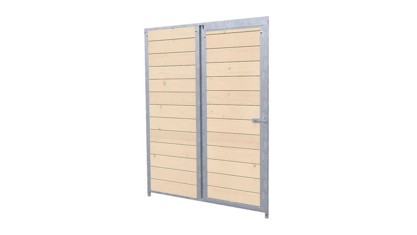 Hundezwinger Holzelemente Sonderserie mit Tür