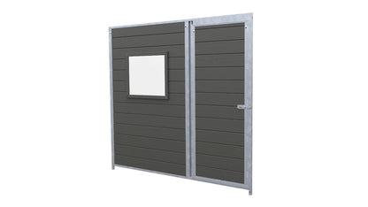 Hundezwinger Holzelemente Sonderserie mit Fenster und Tür