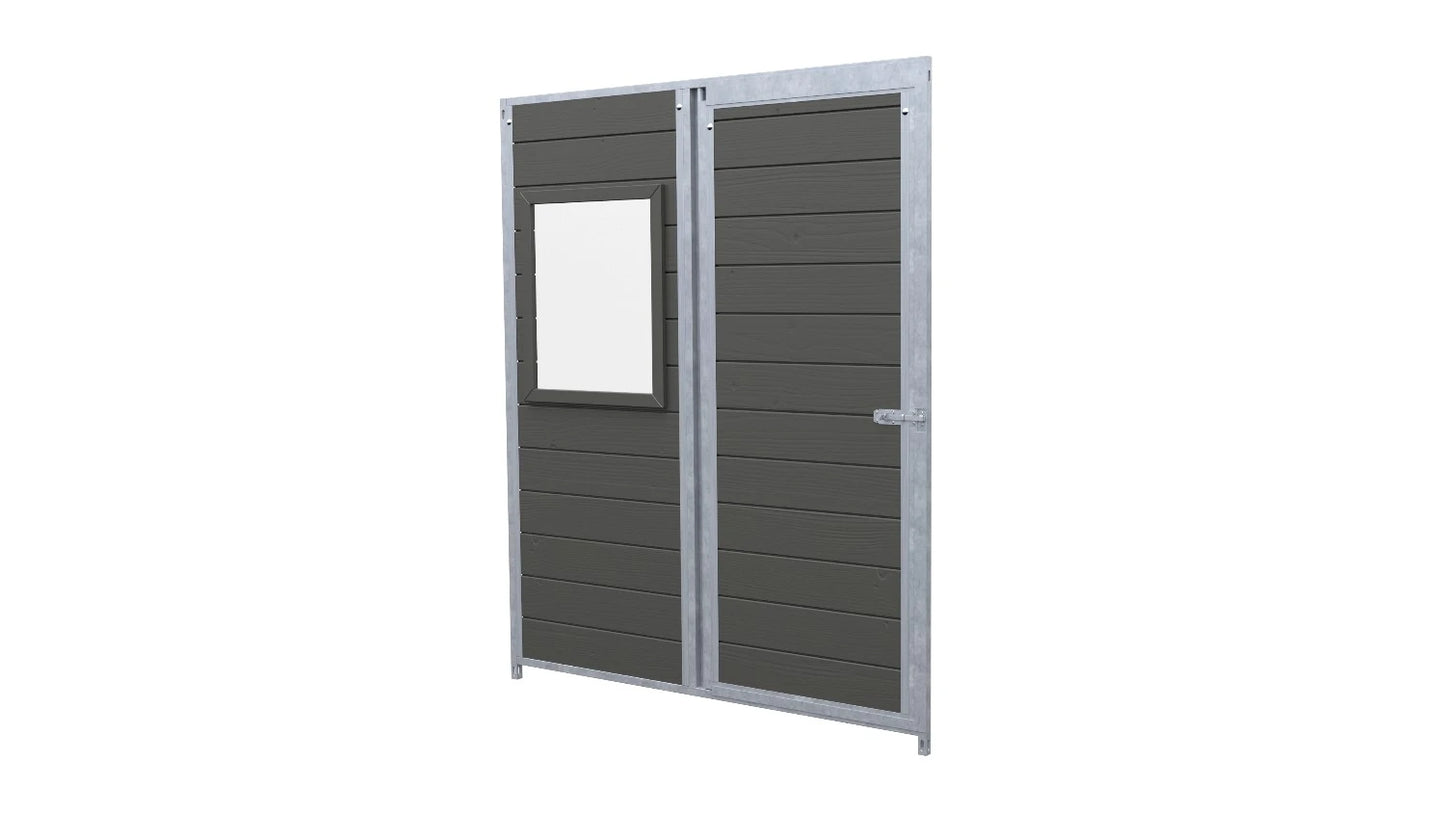 Hundezwinger Holzelemente Sonderserie mit Fenster und Tür