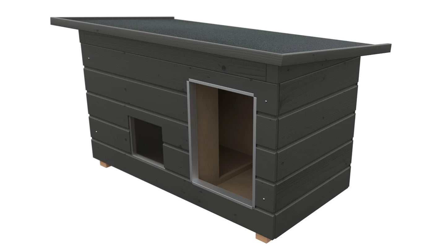 SAUERLAND Outdoor-Hundehütte klein "Napoleon",  isoliert & wetterfest