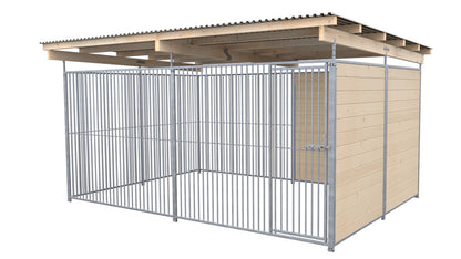 SAUERLAND Hundezwinger 3 x 3 m mit Dach