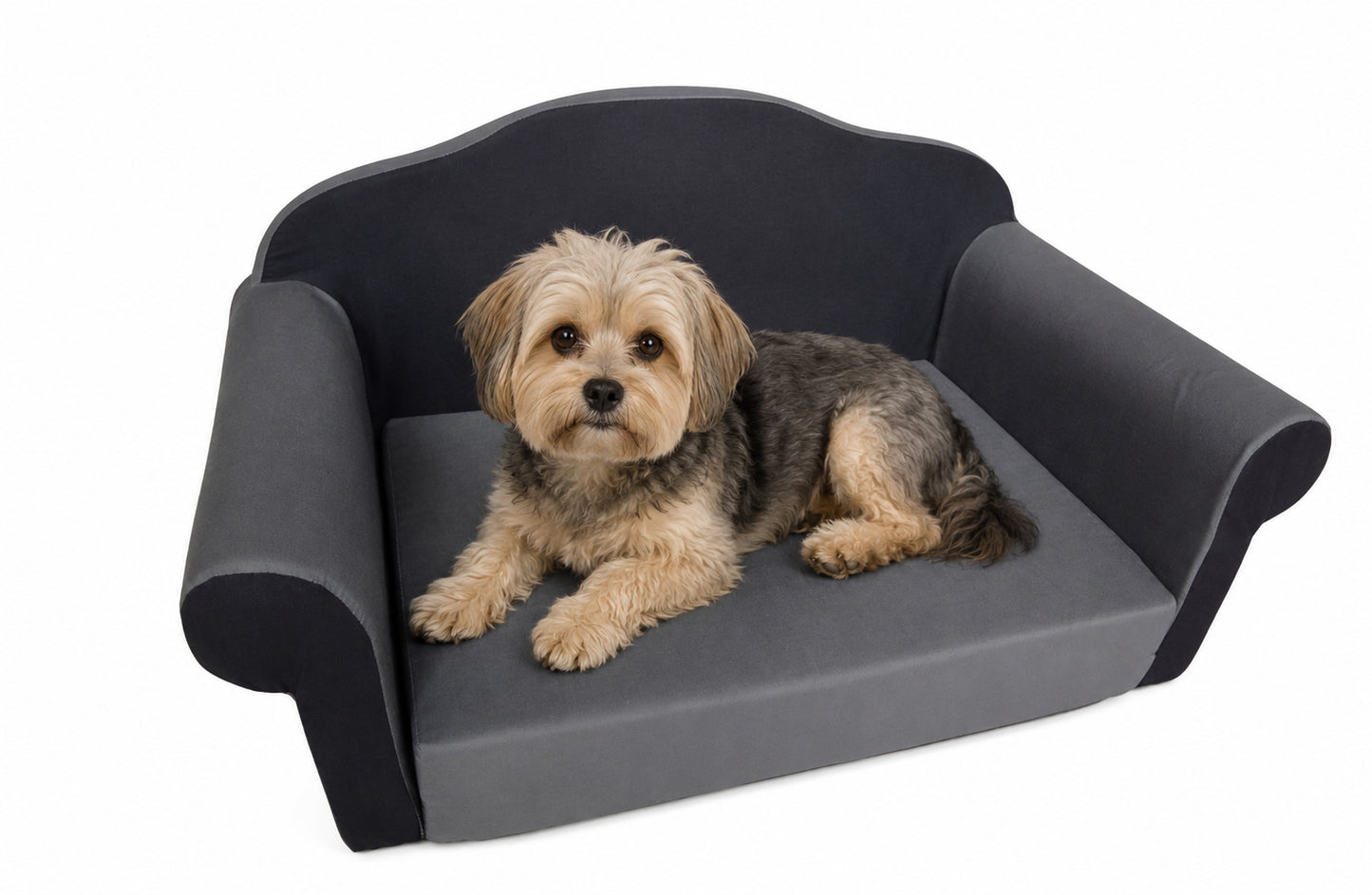 Hundesofa / Katzensofa, ausklappbar mit Textilbezug