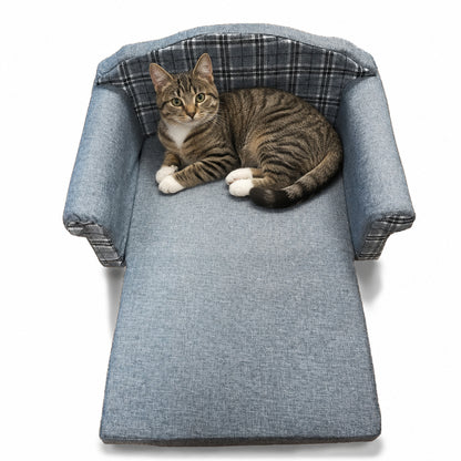 Hundesofa / Katzensofa, ausklappbar mit Textilbezug