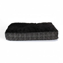 Hundekissen extra dick, grau / schwarz