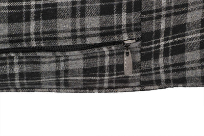 Hundekissen extra dick, grau / schwarz