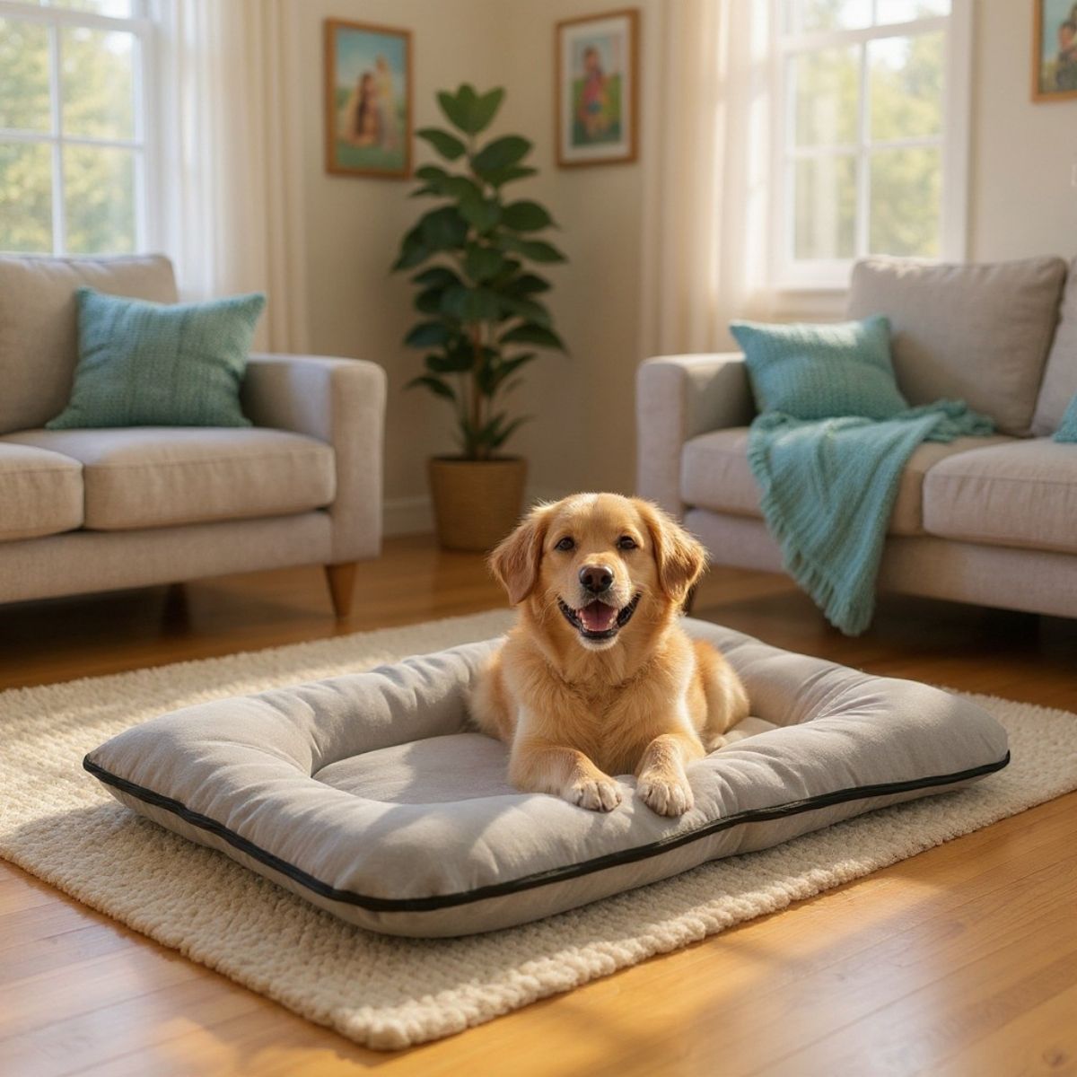 Hundebett / Hundekissen XXL 120x80 cm