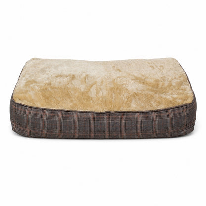 Hundekissen XL extra dick, Tweed-Optik, 100x70 cm