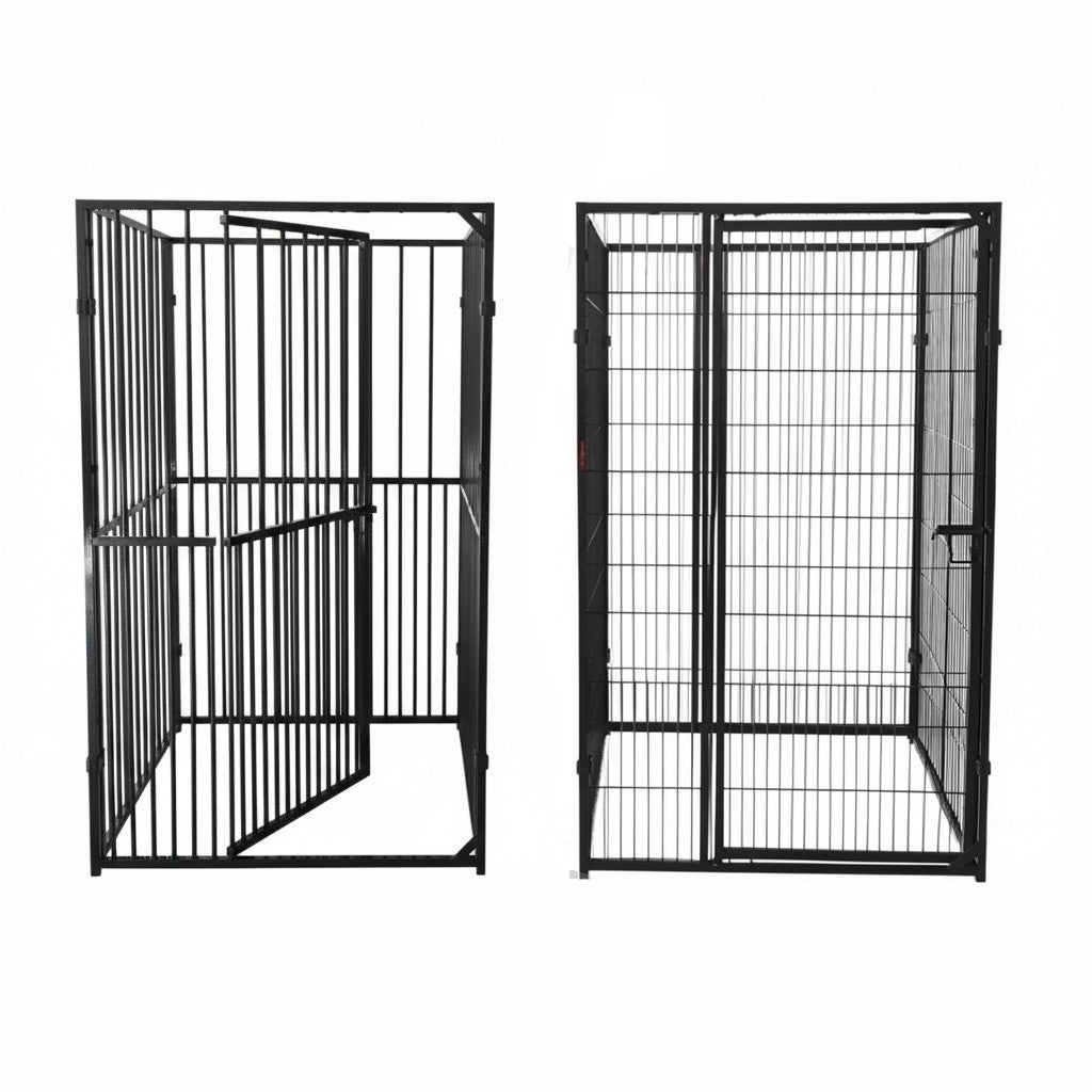 Colour Indoor-Zwinger aus Metall – modular & schwarz