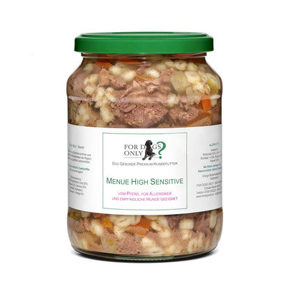 For Dogs Only Premium Hundefutter Menue High Sensitive - Nassfutter