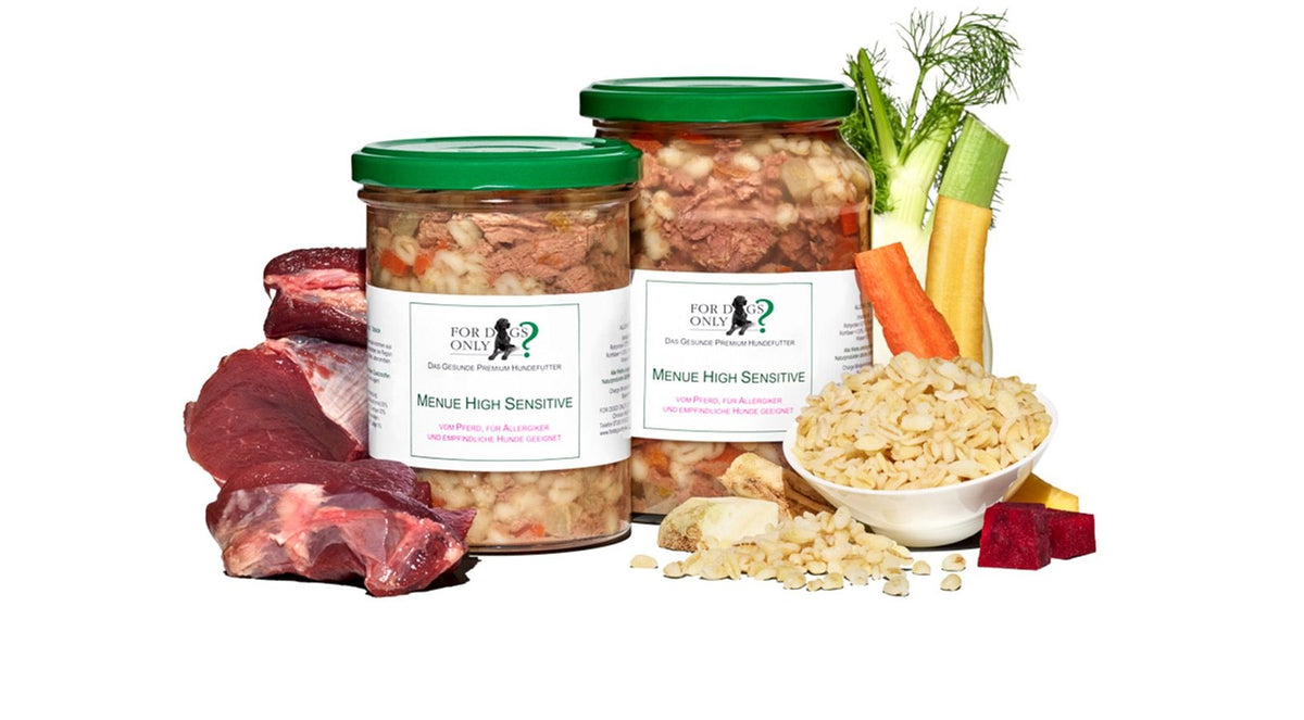 For Dogs Only Premium Hundefutter Menue High Sensitive - Nassfutter