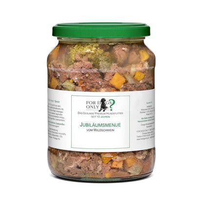For Dogs Only Premium Hundefutter Menue Jubiläumsmenue - Nassfutter