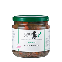 For Dogs Only Premium Hundefutter Menue Mufflon - Nassfutter