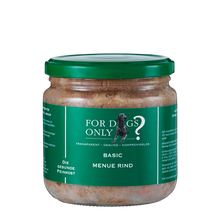 For Dogs Only Basic Hundefutter Menue Rind - Nassfutter
