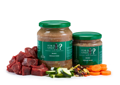 For Dogs Only Basic Hundefutter Menue Rind - Nassfutter