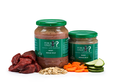For Dogs Only Basic Hundefutter Menue Wild - Nassfutter
