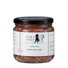 For Dogs Only Premium Hundefutter Mufflon Pur - Ergänzungsfutter