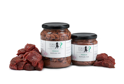 For Dogs Only Premium Hundefutter Mufflon Pur - Ergänzungsfutter
