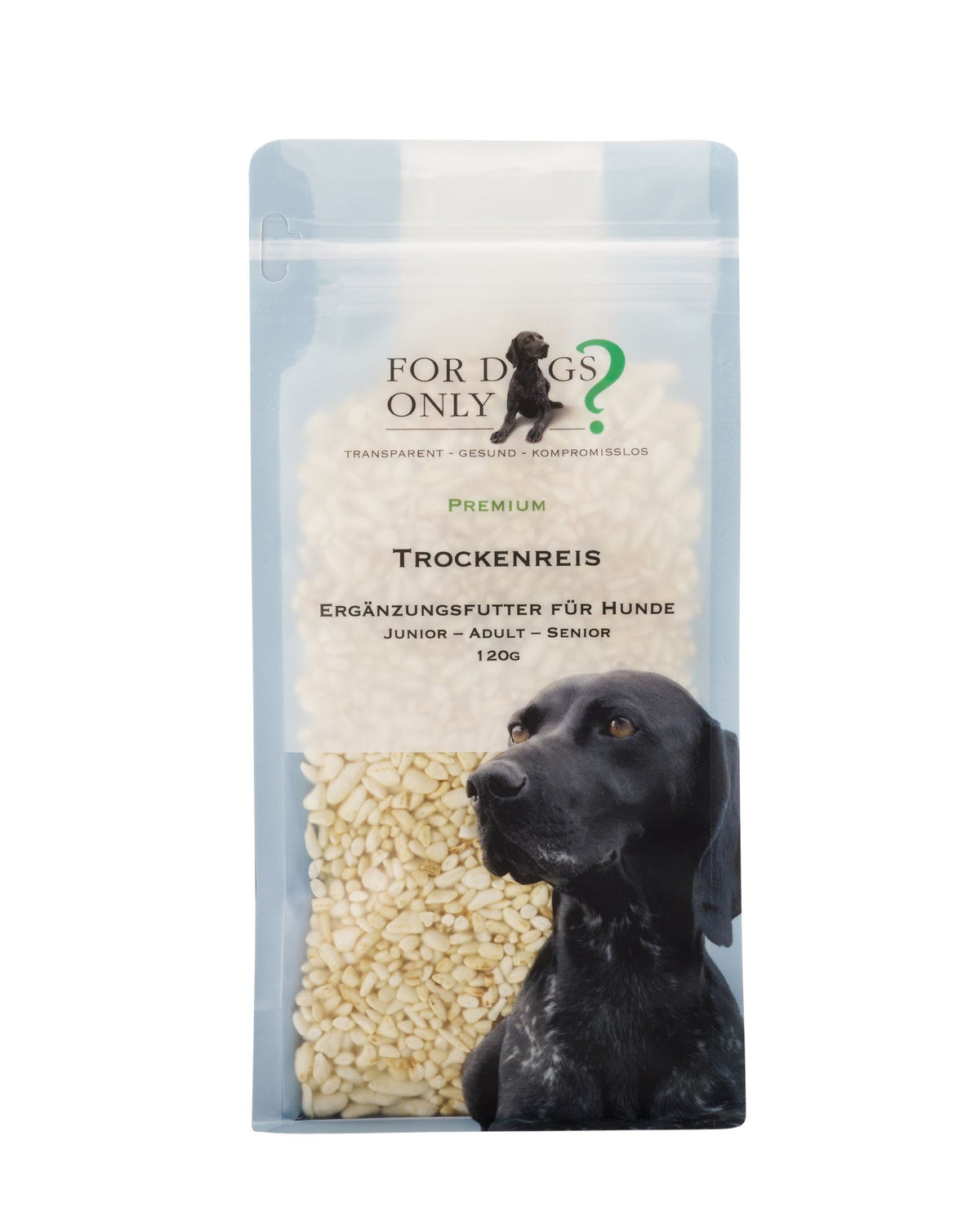 For Dogs Only Premium Trockenreis - Ergänzungsfutter