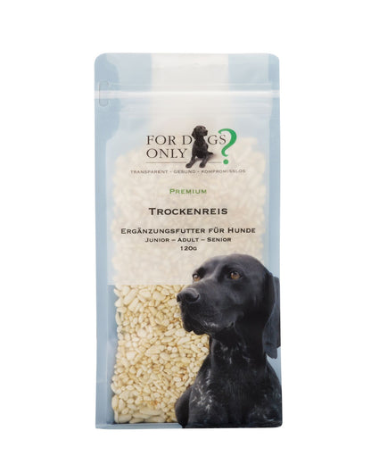For Dogs Only Premium Trockenreis - Ergänzungsfutter