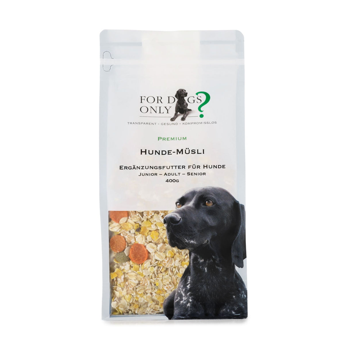 For Dogs Only Premium Hunde-Müsli - Ergänzungsfutter