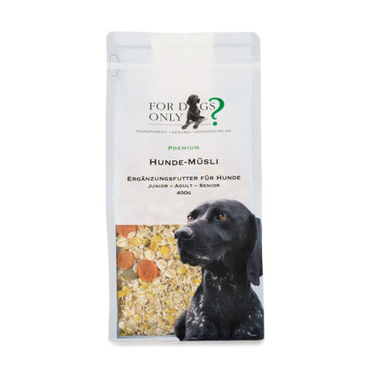 For Dogs Only Premium Hunde-Müsli - Ergänzungsfutter