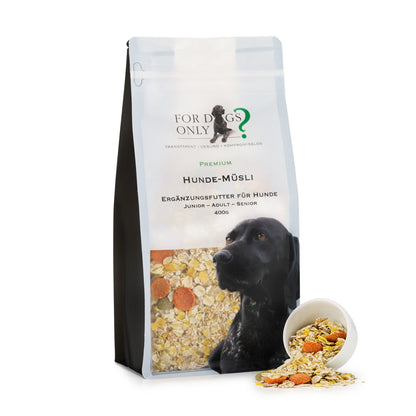 For Dogs Only Premium Hunde-Müsli - Ergänzungsfutter