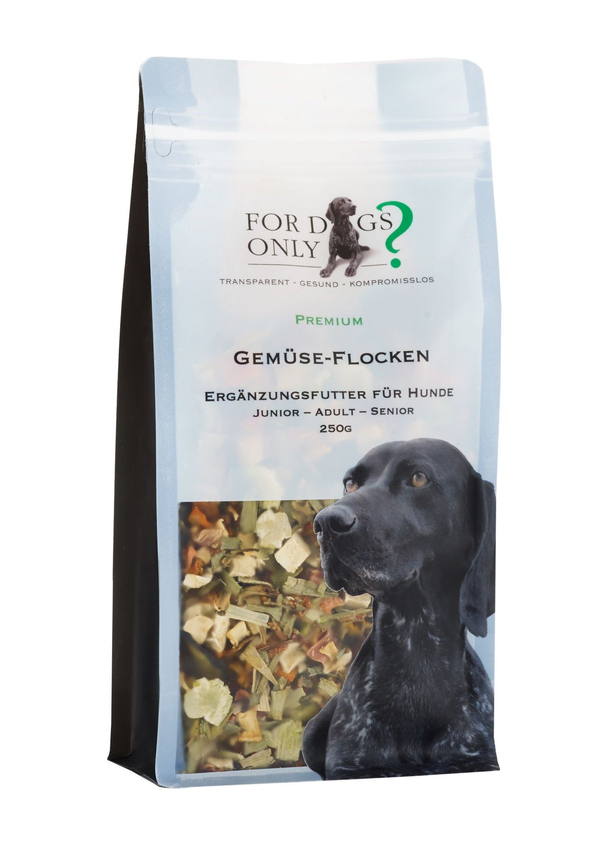 For Dogs Only Premium Gemüse-Flocken - Ergänzungsfutter