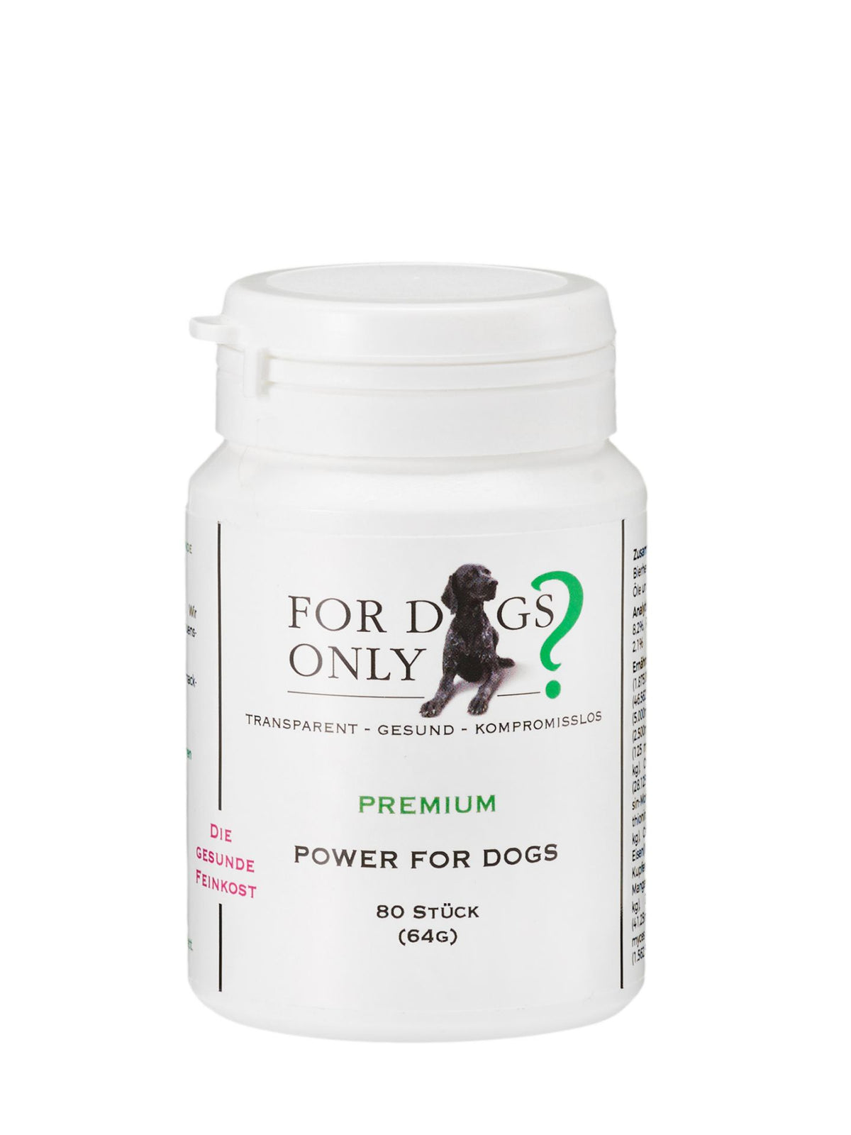 For Dogs Only Power for Dogs – Vitamin- & Mineralergänzung - 80 Stück - 64g