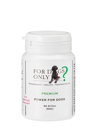 For Dogs Only Power for Dogs – Vitamin- & Mineralergänzung - 80 Stück - 64g