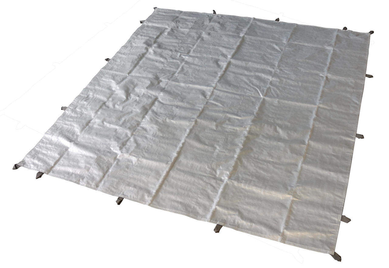 Sandkastenabdeckung 170 x 170 cm, Bändchengewebe grau
