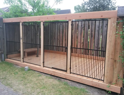 Colour Rohrstabelement mit Tür für Indoor-Zwinger 1,60 x 1,00 m, schwarz