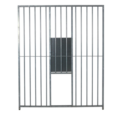 Preisstar Hundezwinger Rohrstab-Elemente mit Schlupf und Schieber 8 cm Rohrabstand