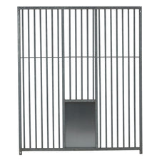 Preisstar Hundezwinger Rohrstab-Elemente mit Schlupf und Schieber 8 cm Rohrabstand