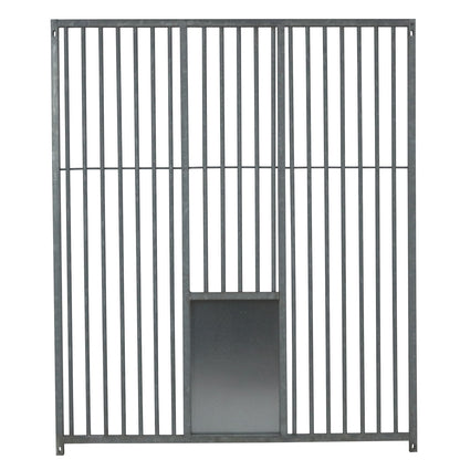 Preisstar Hundezwinger Rohrstab-Elemente mit Schlupf und Schieber 8 cm Rohrabstand