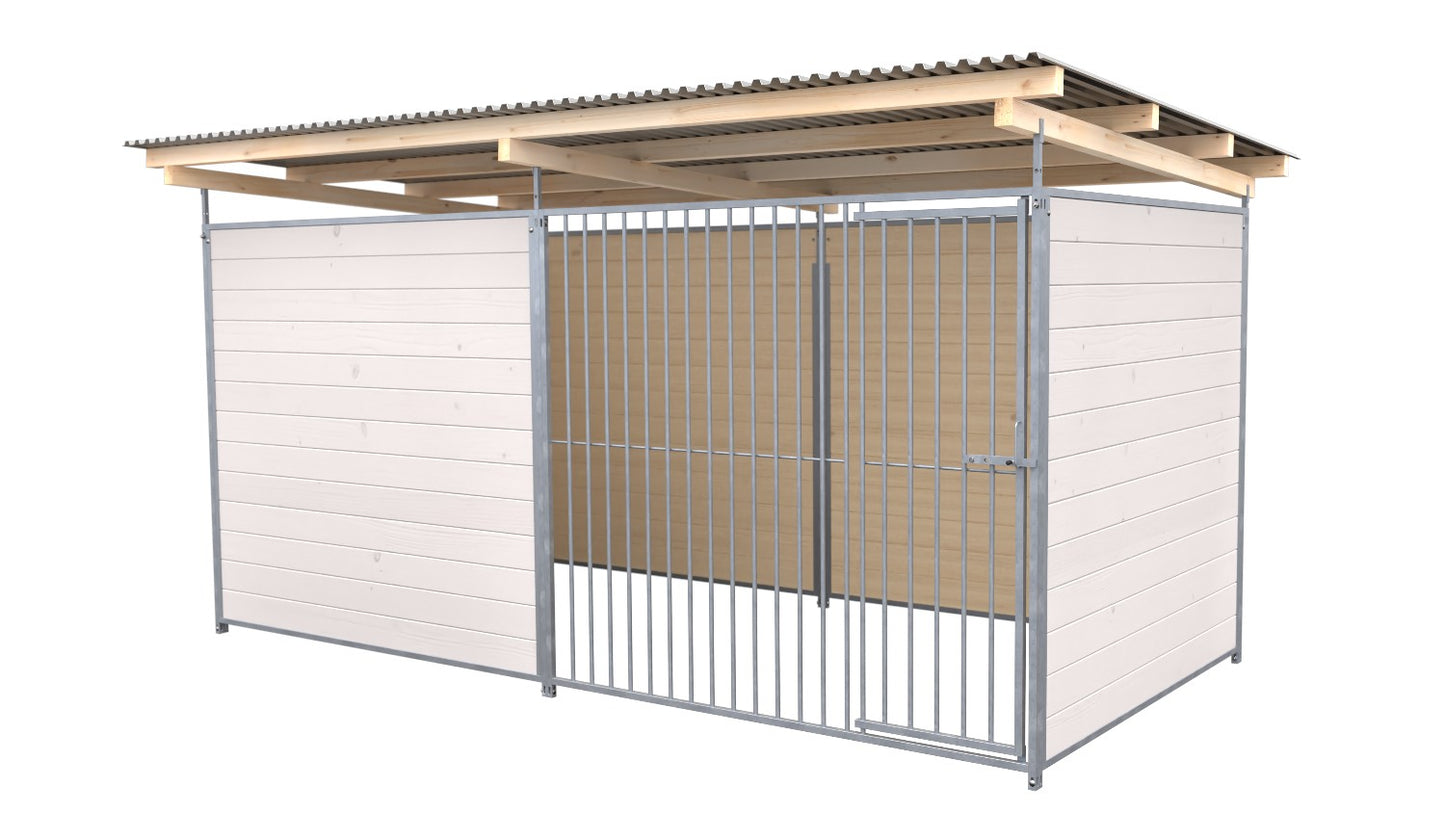 SAUERLAND Hundezwinger 2 x 4 m mit Dach