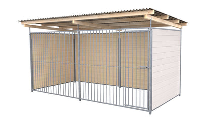 SAUERLAND Hundezwinger 2 x 4 m mit Dach