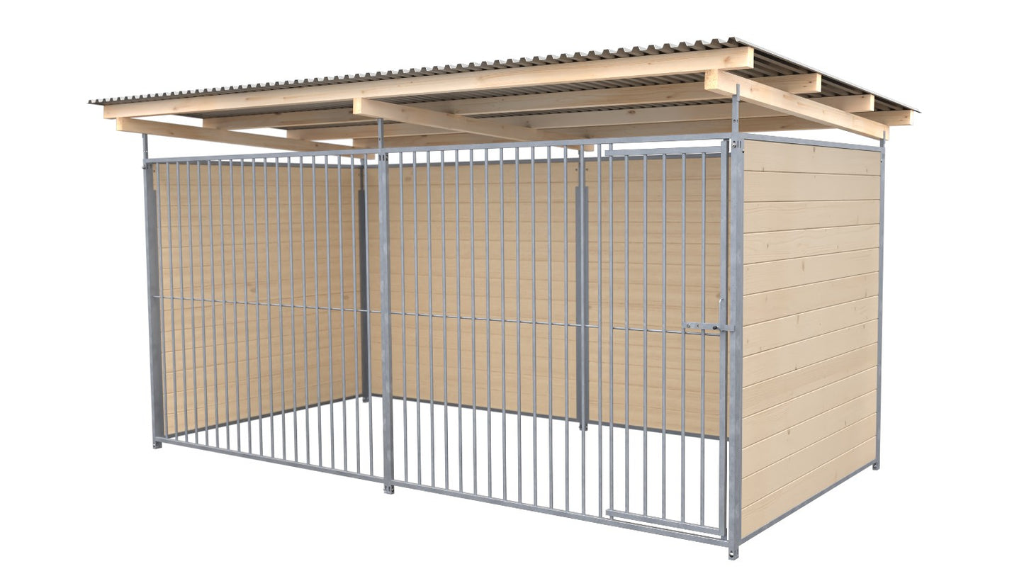 SAUERLAND Hundezwinger 2 x 3 m mit Dach